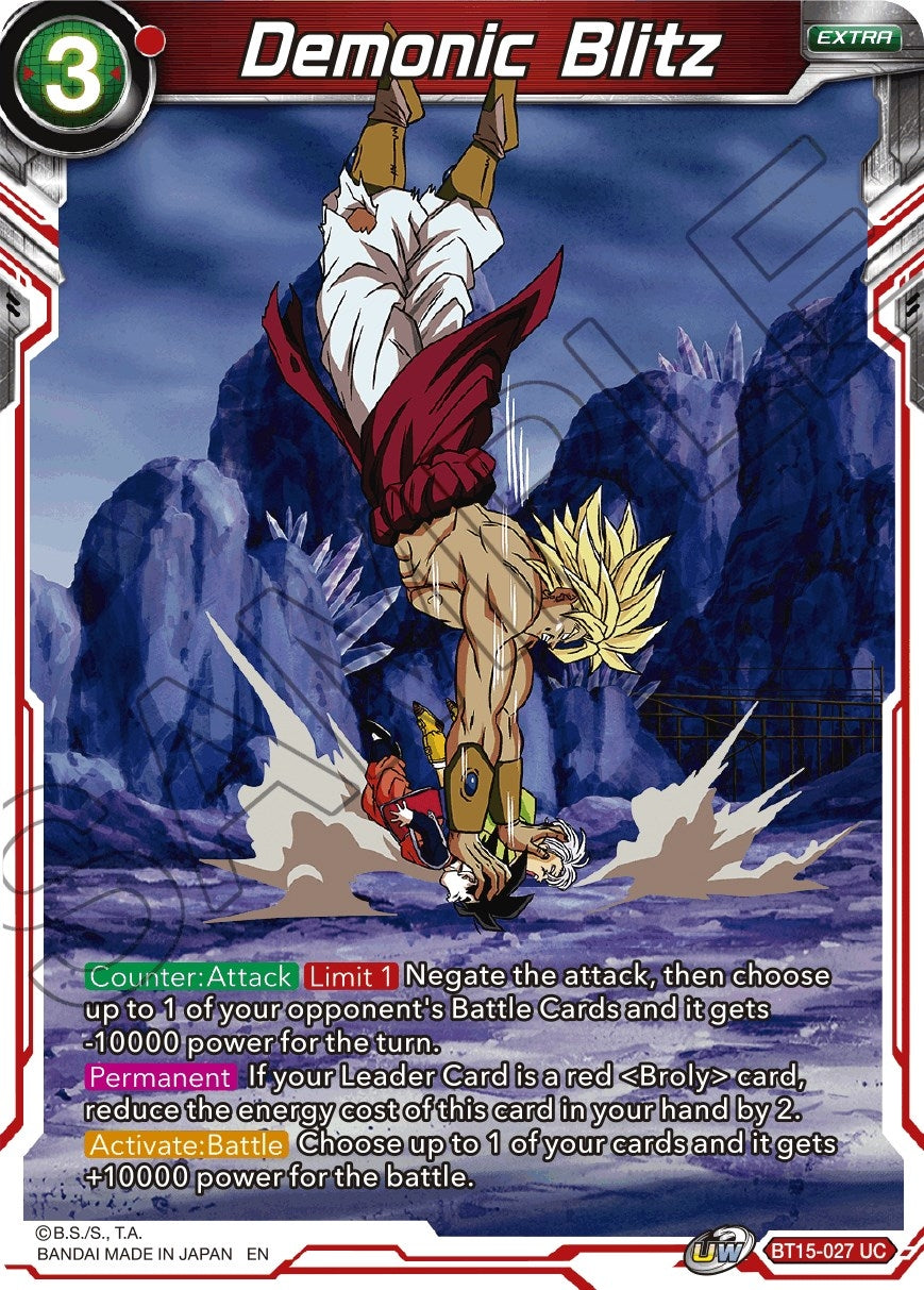 Image for Demonic Blitz (Saiyan Showdown) (BT15-027) - Dragon Ball Super: Masters