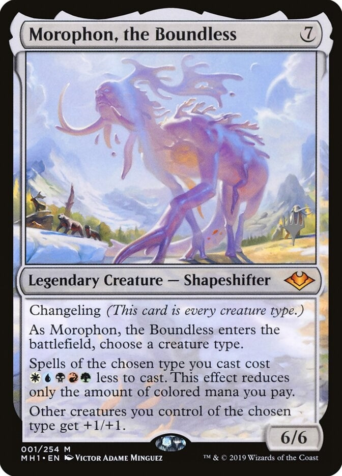 Image for Morophon, the Boundless (Promo Pack: Innistrad: Midnight Hunt) (1) - Magic: The Gathering
