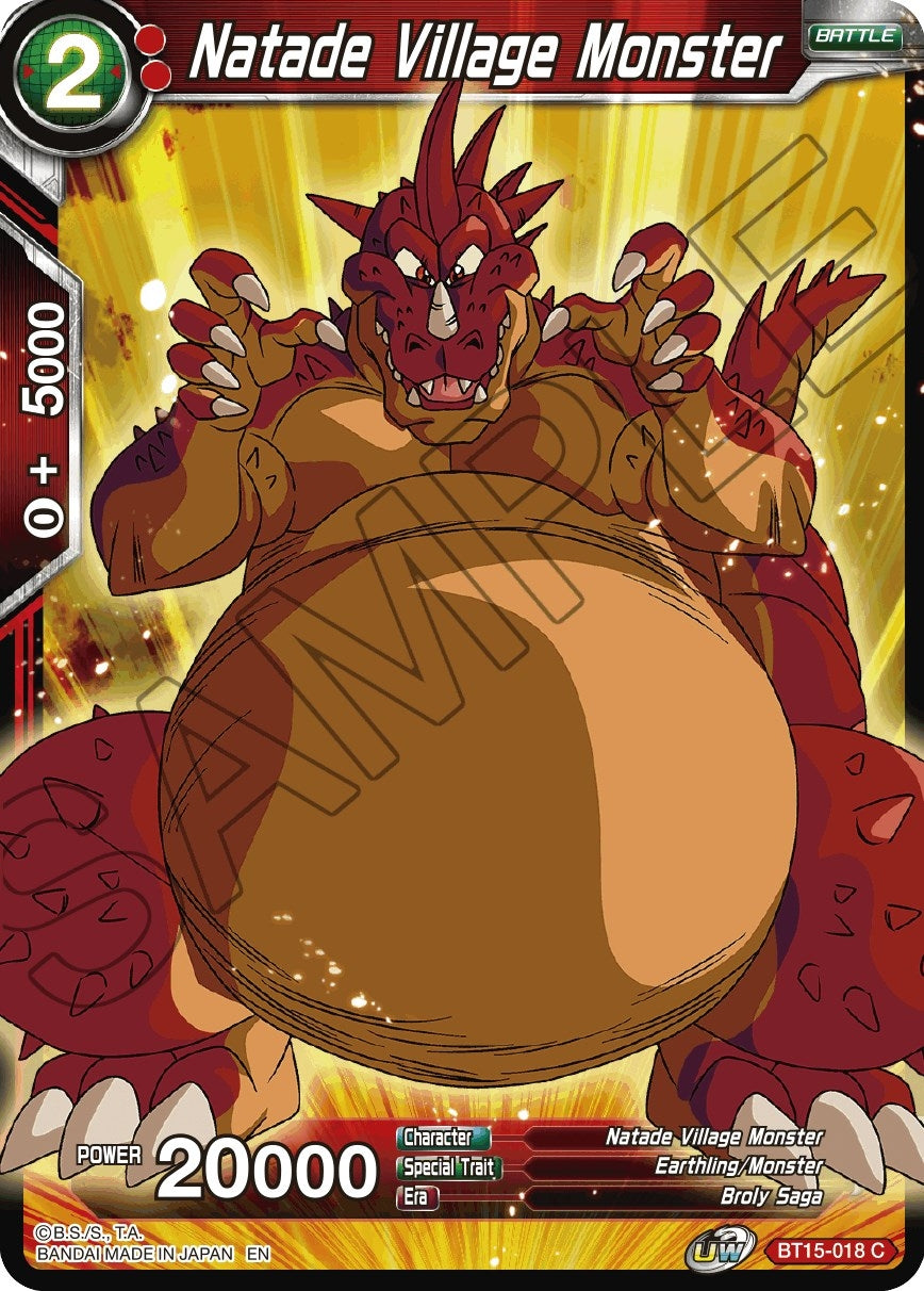 Image for Natade Village Monster (Saiyan Showdown) (BT15-018) - Dragon Ball Super: Masters