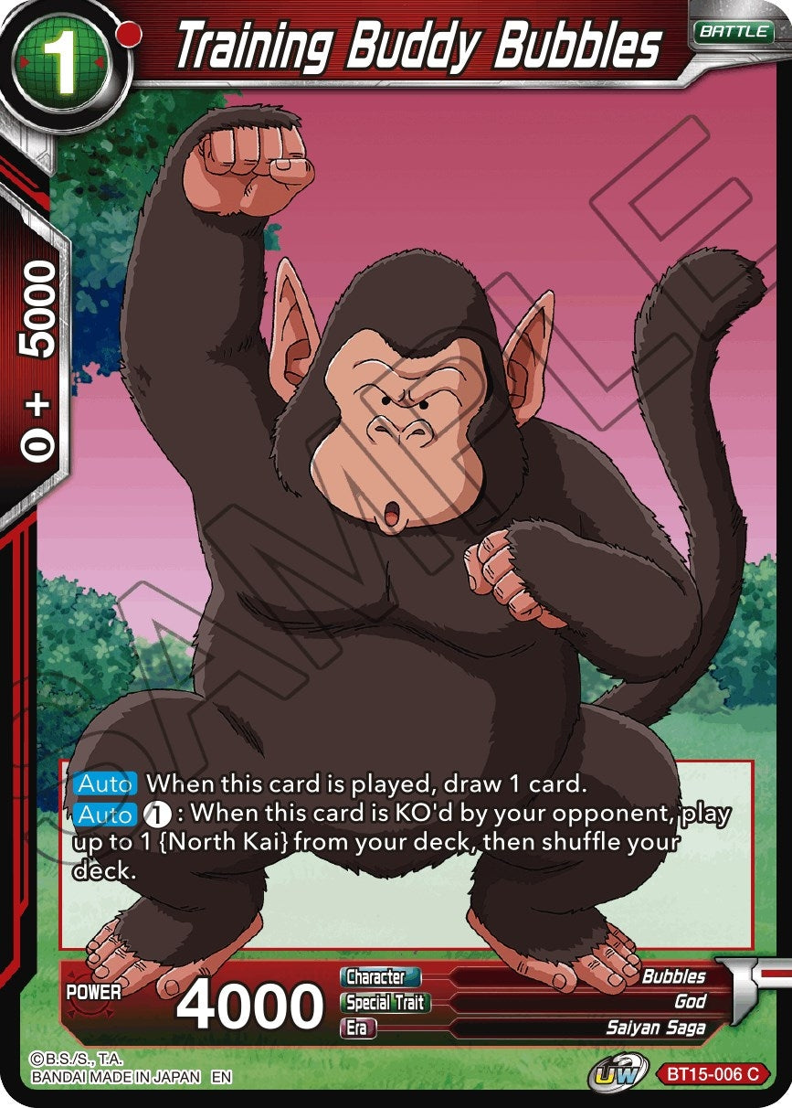 Image for Training Buddy Bubbles (Saiyan Showdown) (BT15-006) - Dragon Ball Super: Masters