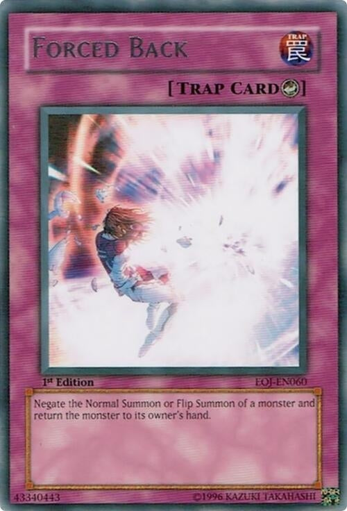 Image for Forced Back (Enemy of Justice) (EOJ-EN060) - YuGiOh