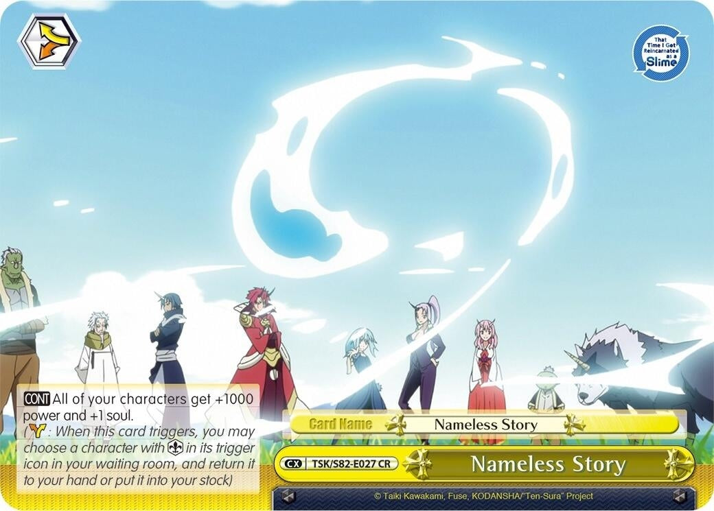 Image for Nameless Story (That Time I Got Reincarnated as a Slime Vol.2) (TSK/S82-E027 CR) - Weiss Schwarz