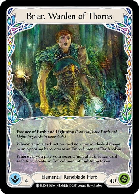 Image for Briar, Warden of Thorns // Titan's Fist (Tales of Aria) (ELE062 // ELE202) - Flesh and Blood TCG