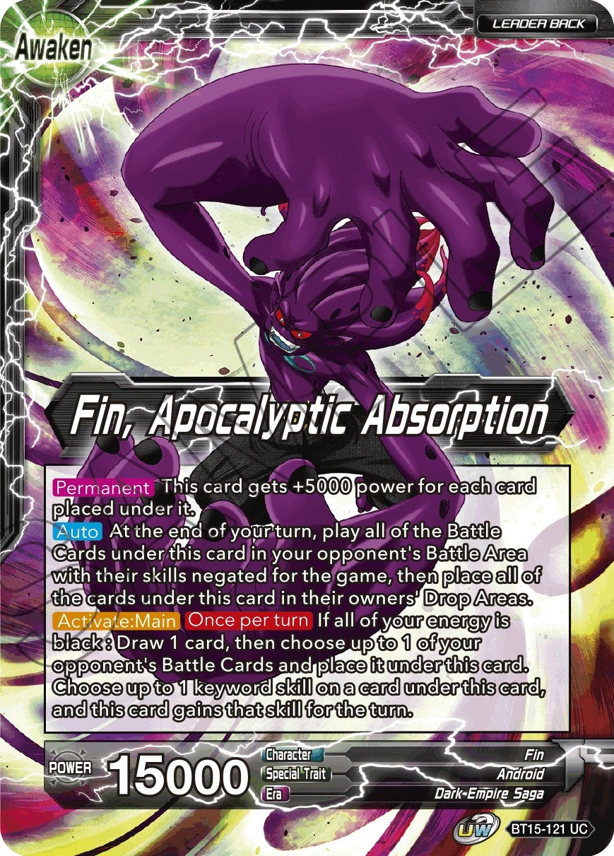 Image for Fin // Fin, Apocalyptic Absorption (Saiyan Showdown) (BT15-121) - Dragon Ball Super: Masters
