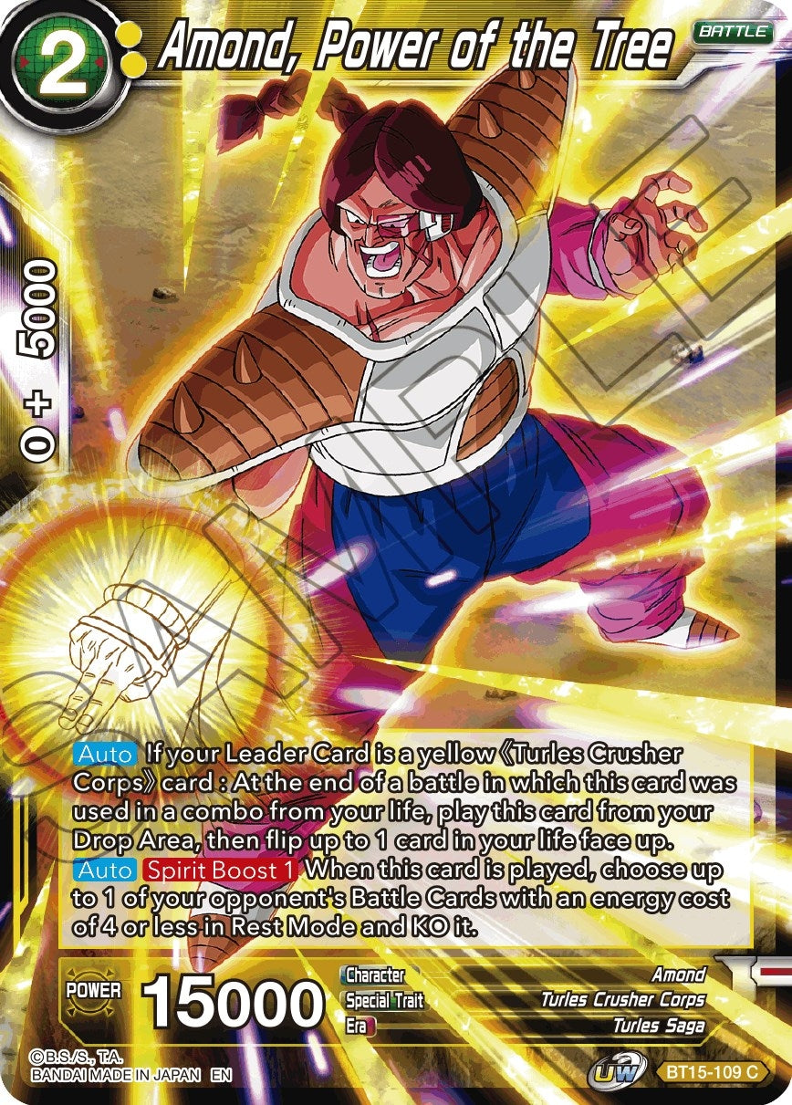 Image for Amond, Power of the Tree (Saiyan Showdown) (BT15-109) - Dragon Ball Super: Masters