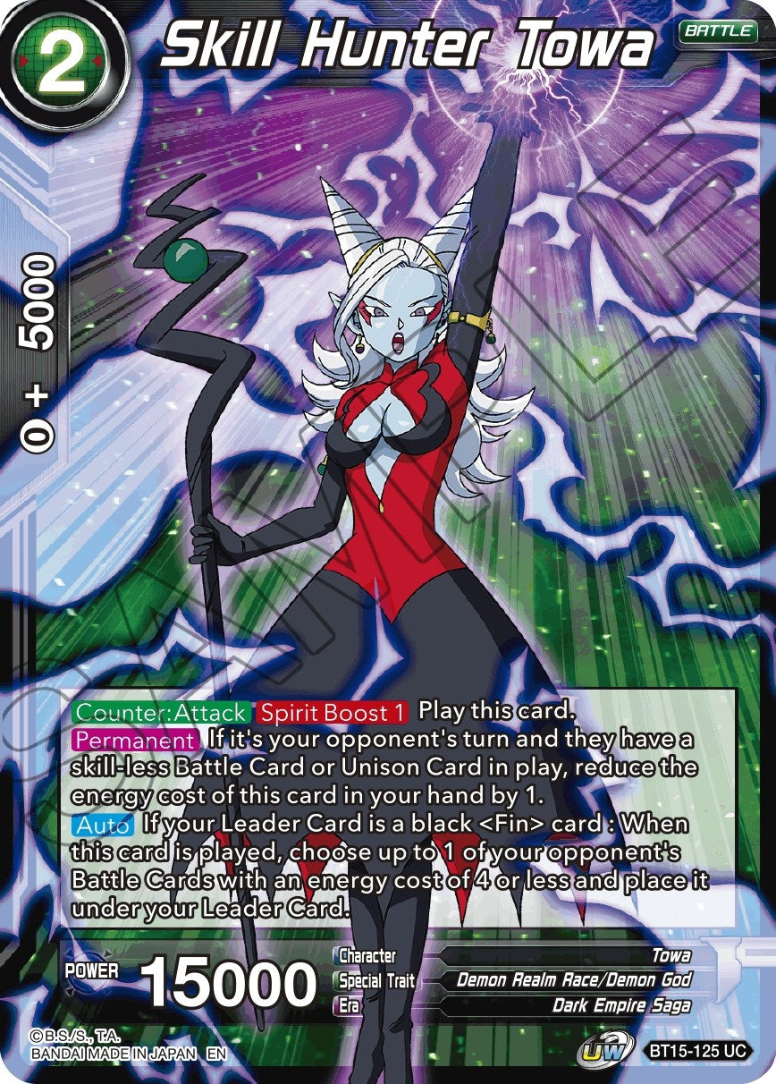 Image for Skill Hunter Towa (Saiyan Showdown) (BT15-125) - Dragon Ball Super: Masters