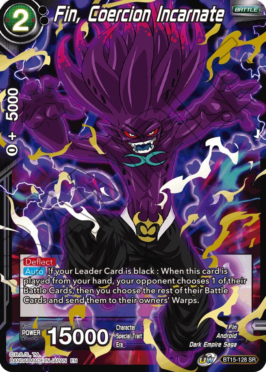 Image for Fin, Coercion Incarnate (Saiyan Showdown) (BT15-128) - Dragon Ball Super: Masters