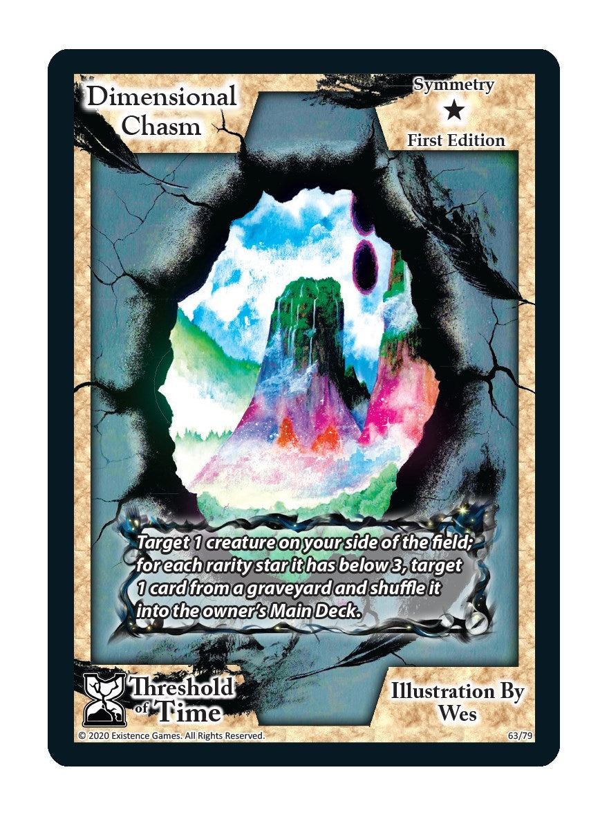 Image for Dimensional Chasm (Threshold of Time) (63) - Exodus TCG