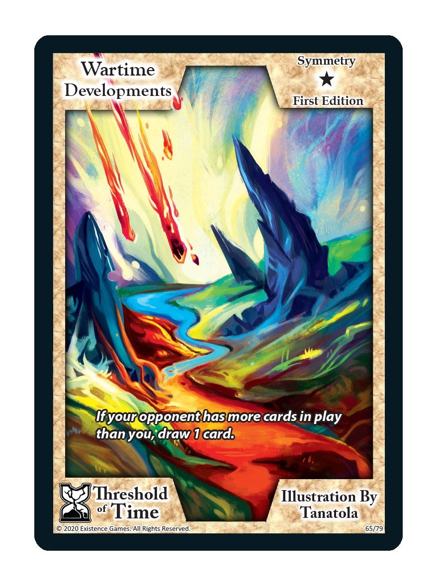 Image for Wartime Developments (Threshold of Time) (65) - Exodus TCG
