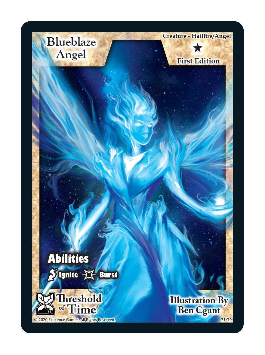Image for Blueblaze Angel (Threshold of Time) (71) - Exodus TCG