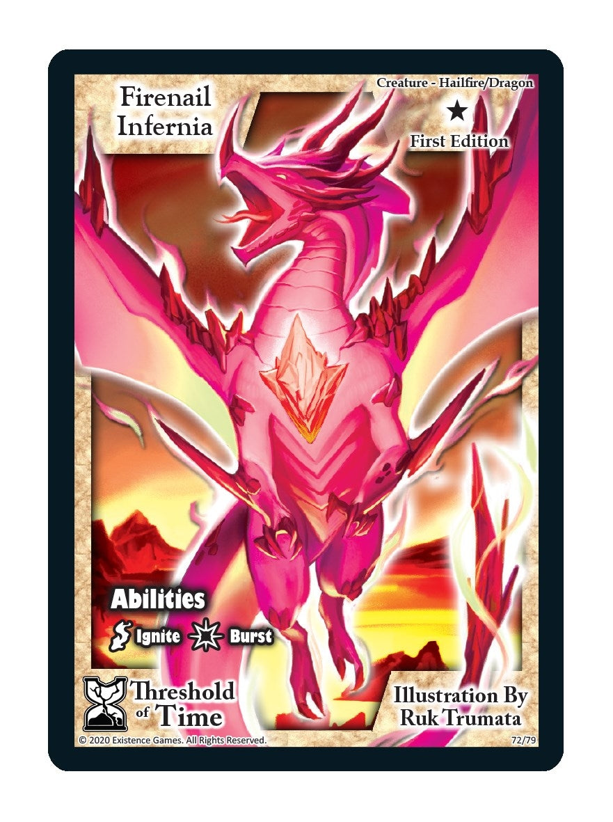 Image for Firenail Infernia (Threshold of Time) (72) - Exodus TCG