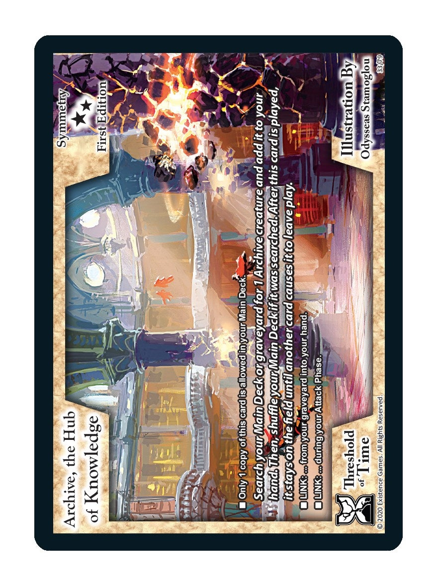 Image for Archive, the Hub of Knowledge (Threshold of Time) (33) - Exodus TCG