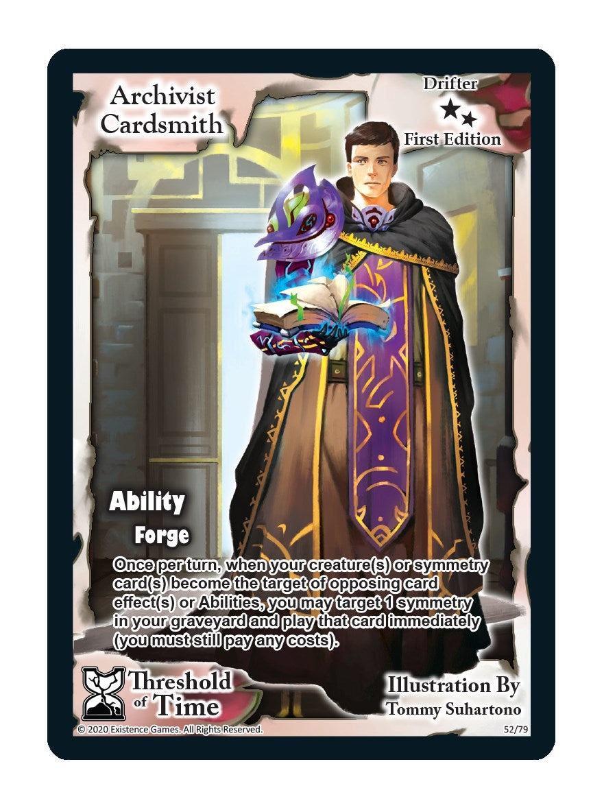 Image for Archivist Cardsmith (Threshold of Time) (52) - Exodus TCG