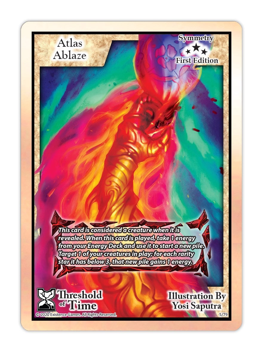 Image for Atlas Ablaze (Threshold of Time) (5) - Exodus TCG