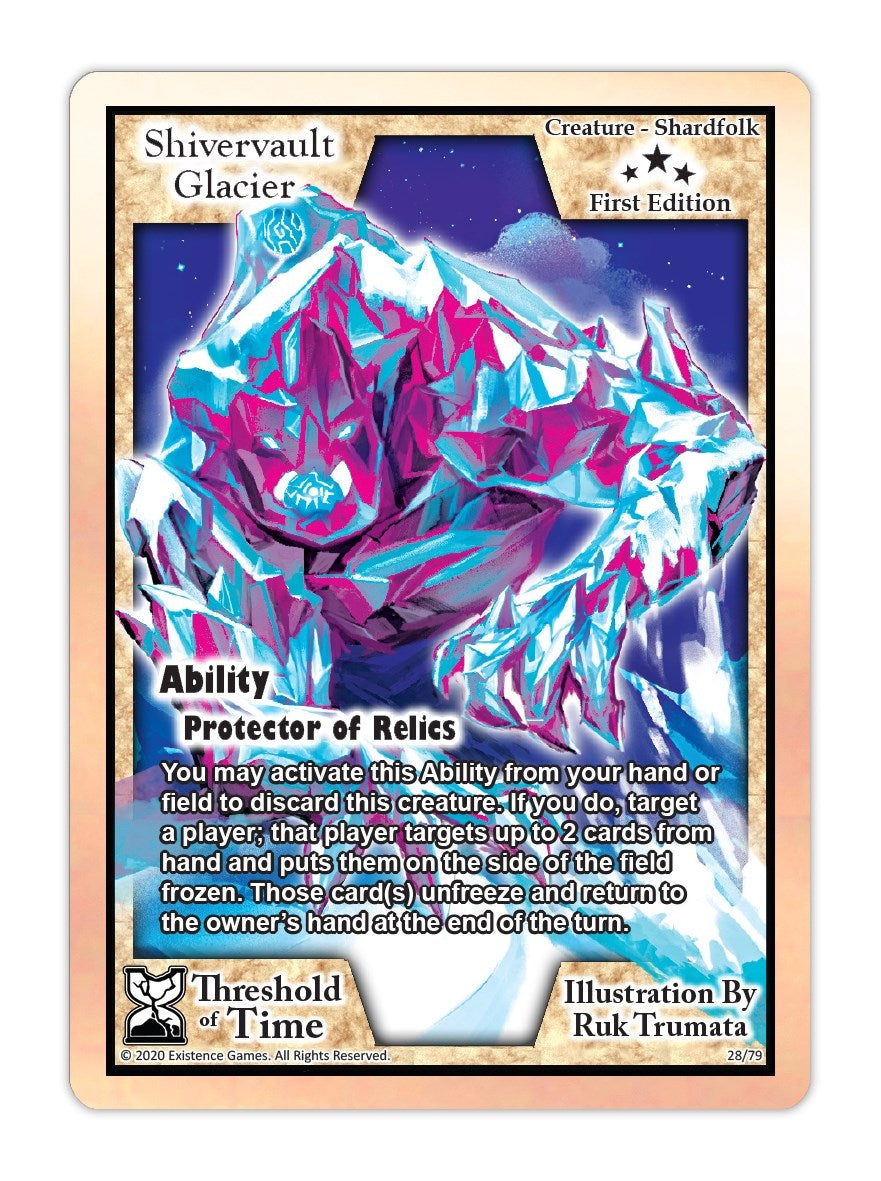 Image for Shivervault Glacier (Threshold of Time) (28) - Exodus TCG