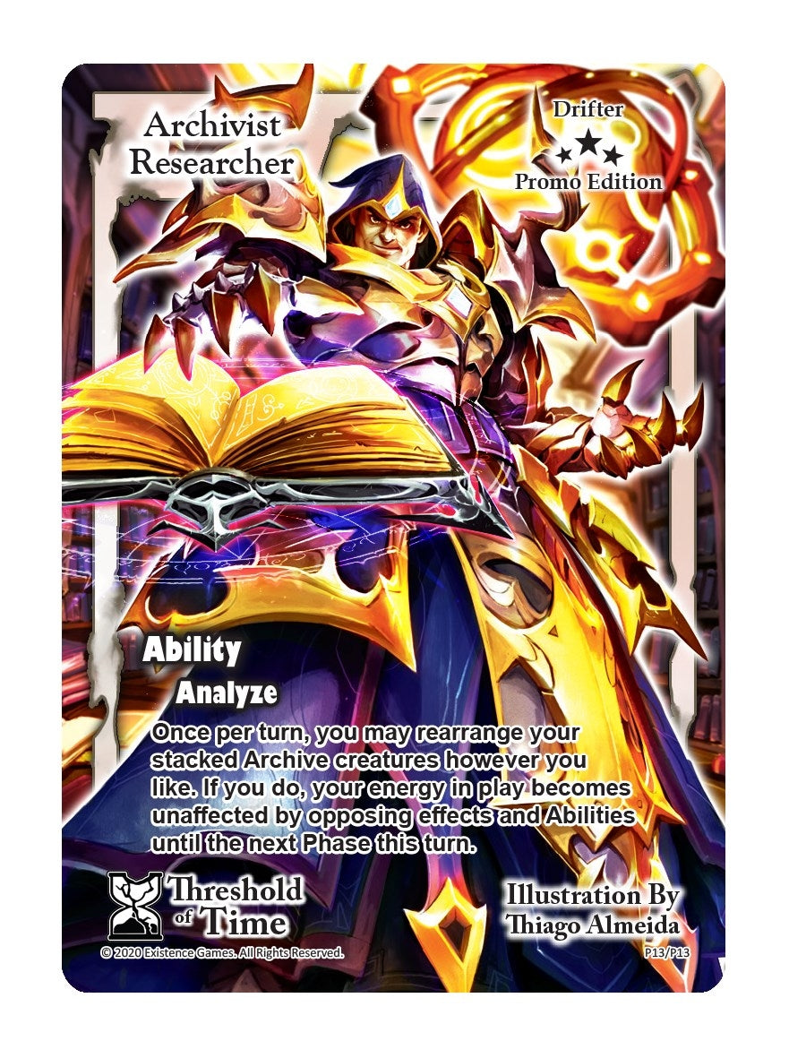 Image for Archivist Researcher (Promo Edition) (Exodus Promo Cards) (P13) - Exodus TCG