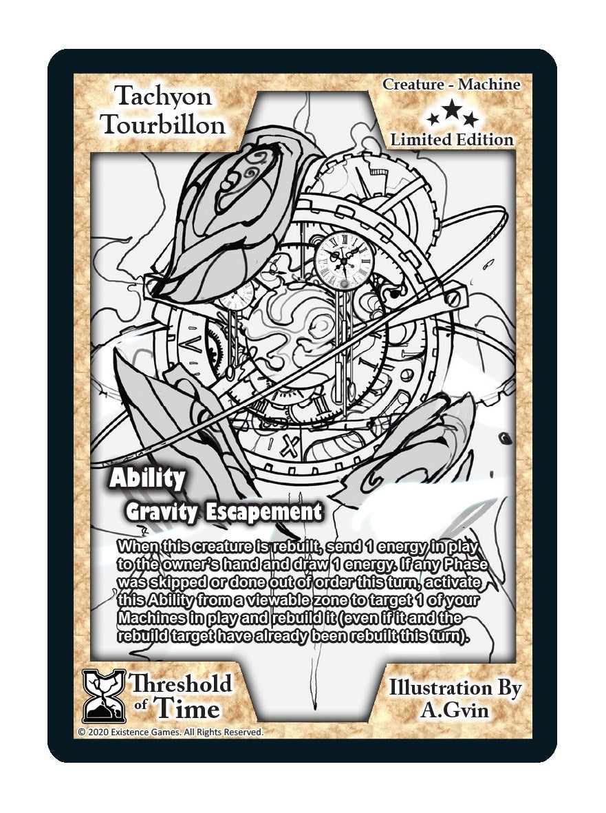 Image for Tachyon Tourbillon (Limited Edition) (Limited Edition Sketch Cards) - Exodus TCG