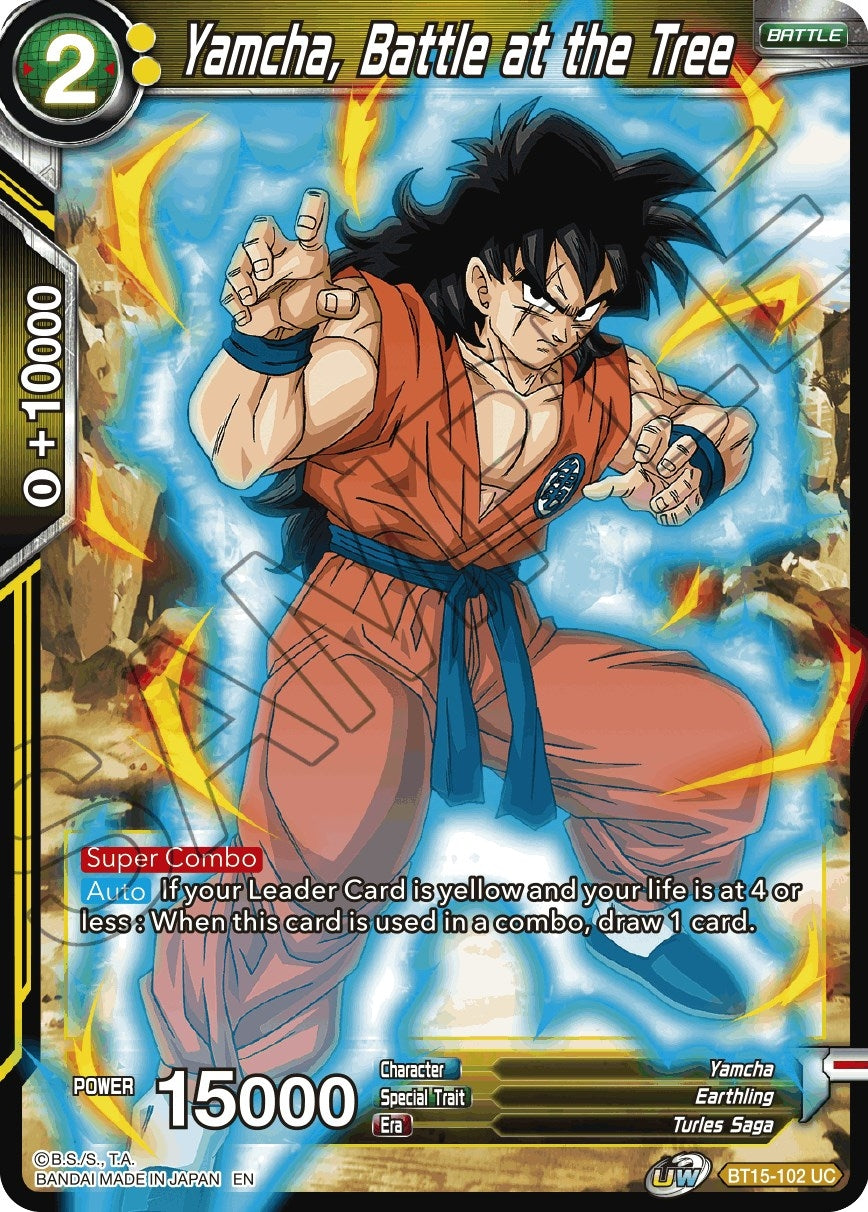 Image for Yamcha, Battle at the Tree (Saiyan Showdown) (BT15-102) - Dragon Ball Super: Masters