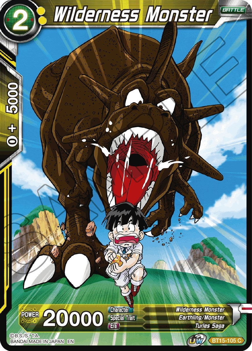 Image for Wilderness Monster (Saiyan Showdown) (BT15-105) - Dragon Ball Super: Masters