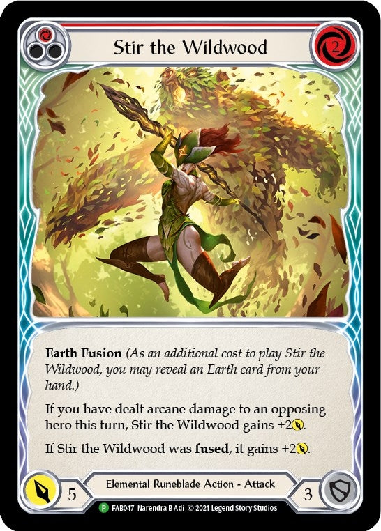 Image for Stir the Wildwood (Alternate Art) - FAB047 (Flesh and Blood: Promo Cards) (FAB047) - Flesh and Blood TCG