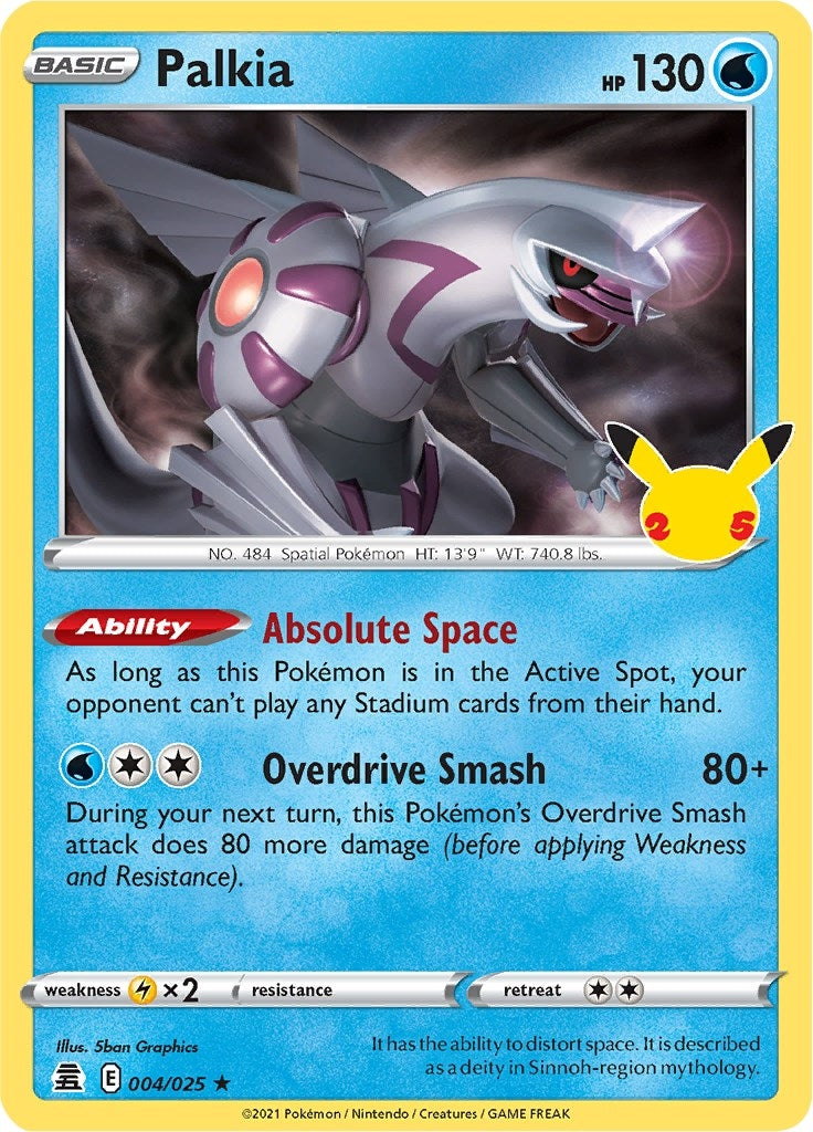 Image for Palkia (Celebrations) (004/025) - Pokemon