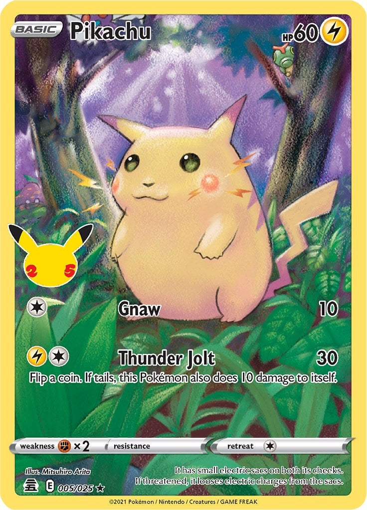 Image for Pikachu (Celebrations) (005/025) - Pokemon