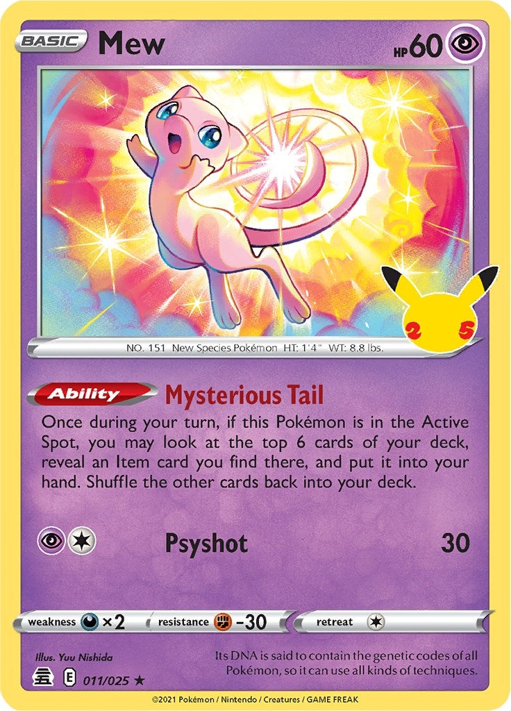 Image for Mew (Celebrations) (011/025) - Pokemon