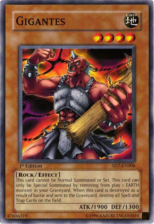 Image for Gigantes (Structure Deck: Invincible Fortress) (SD7-EN006) - YuGiOh
