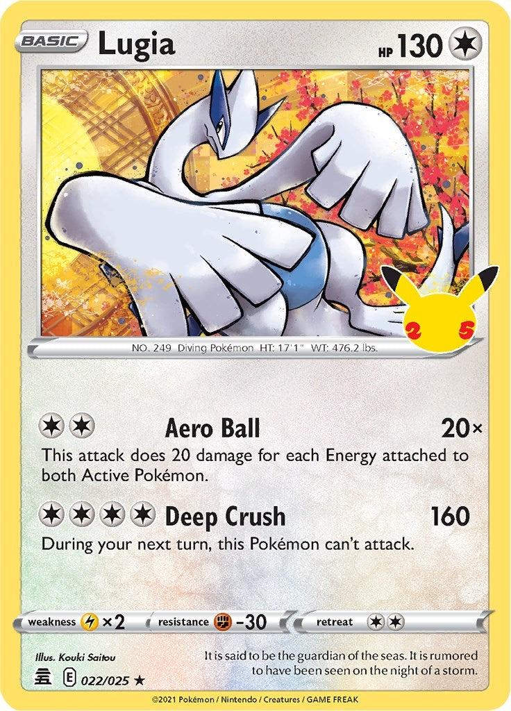 Image for Lugia (Celebrations) (022/025) - Pokemon