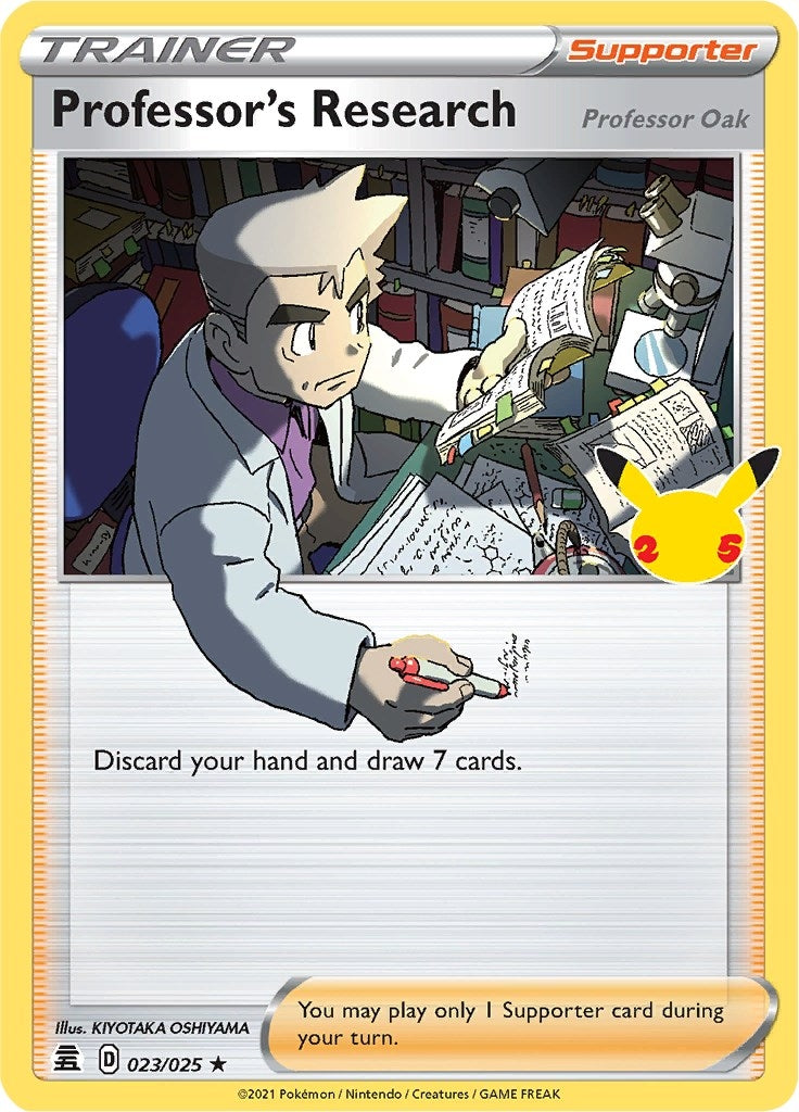 Image for Professor's Research (Celebrations) (023/025) - Pokemon