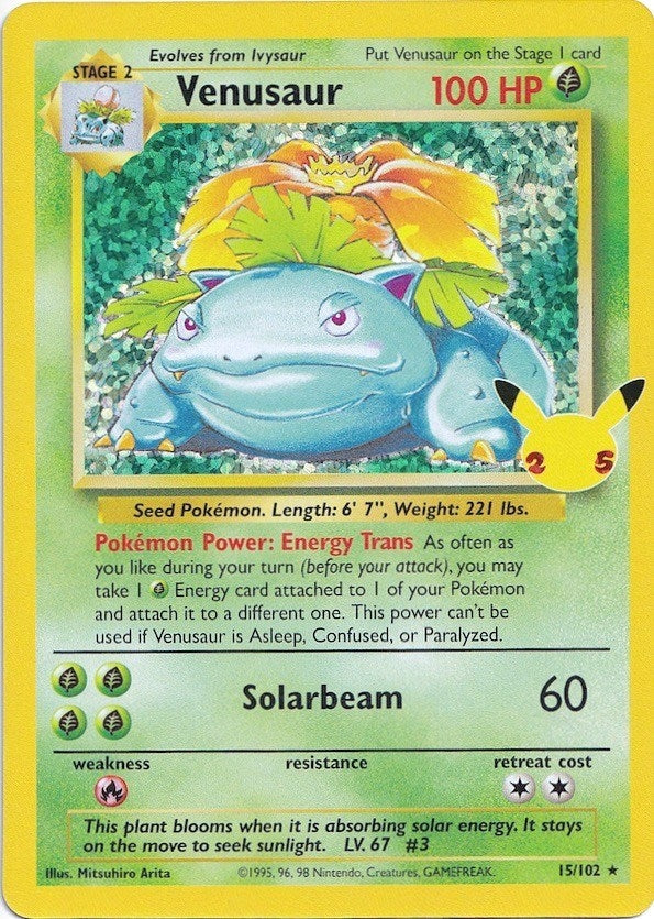 Image for Venusaur (Celebrations: Classic Collection) (15/102) - Pokemon