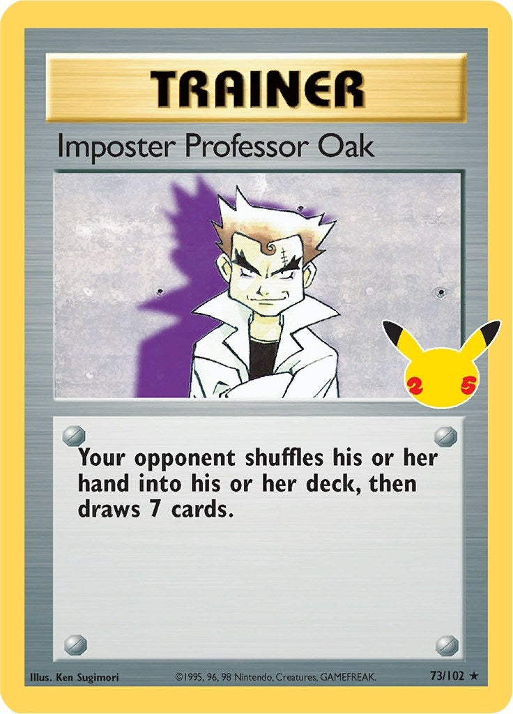 Image for Imposter Professor Oak (Celebrations: Classic Collection) (73/102) - Pokemon
