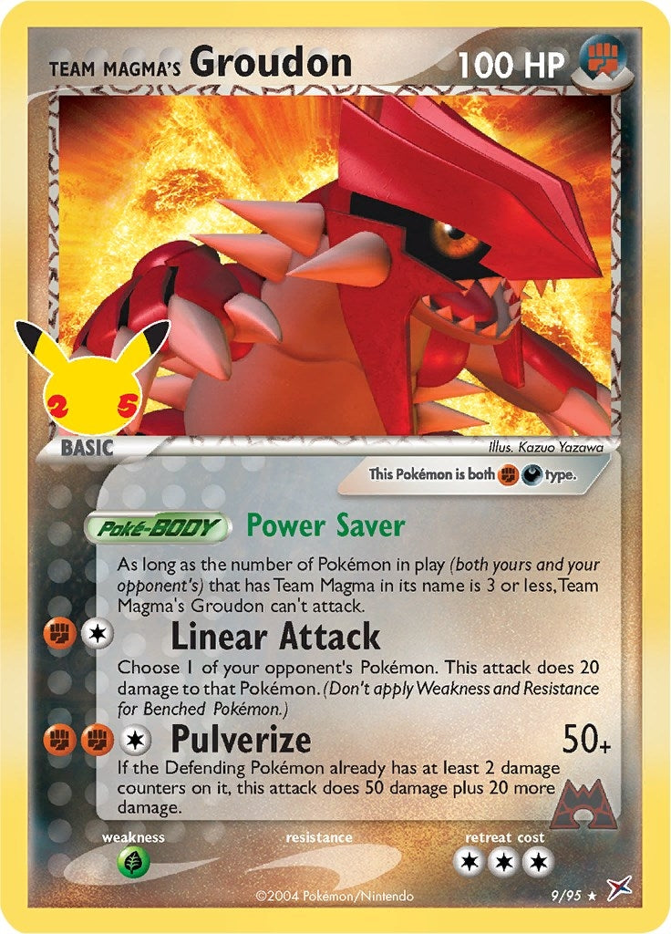 Image for Team Magma's Groudon (Celebrations: Classic Collection) (9/95) - Pokemon