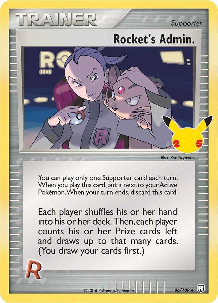 Image for Rocket's Admin. (Celebrations: Classic Collection) (86/109) - Pokemon