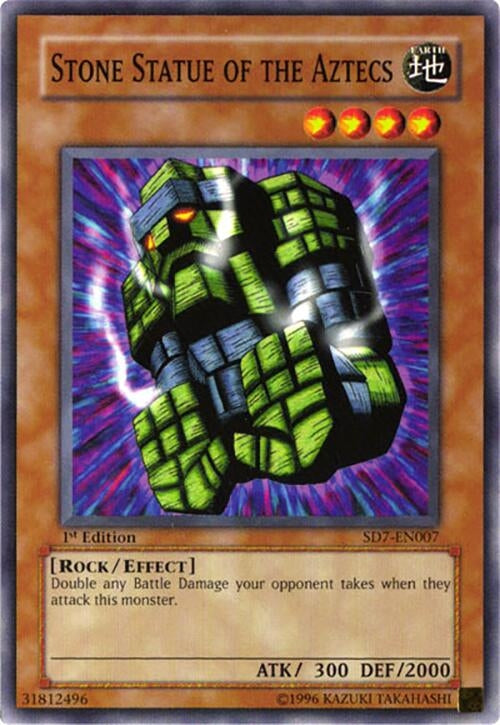 Image for Stone Statue of the Aztecs (Structure Deck: Invincible Fortress) (SD7-EN007) - YuGiOh