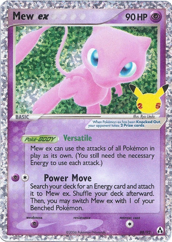 Image for Mew ex (Celebrations: Classic Collection) (88/92) - Pokemon