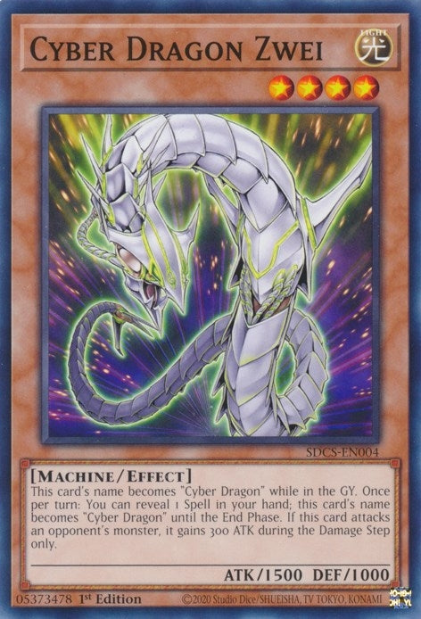 Image for Cyber Dragon Zwei (Structure Deck: Cyber Strike) (SDCS-EN004) - YuGiOh