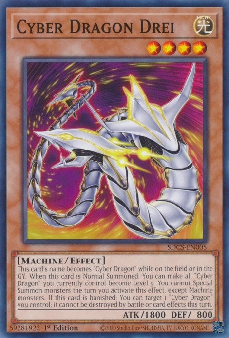Image for Cyber Dragon Drei (Structure Deck: Cyber Strike) (SDCS-EN005) - YuGiOh