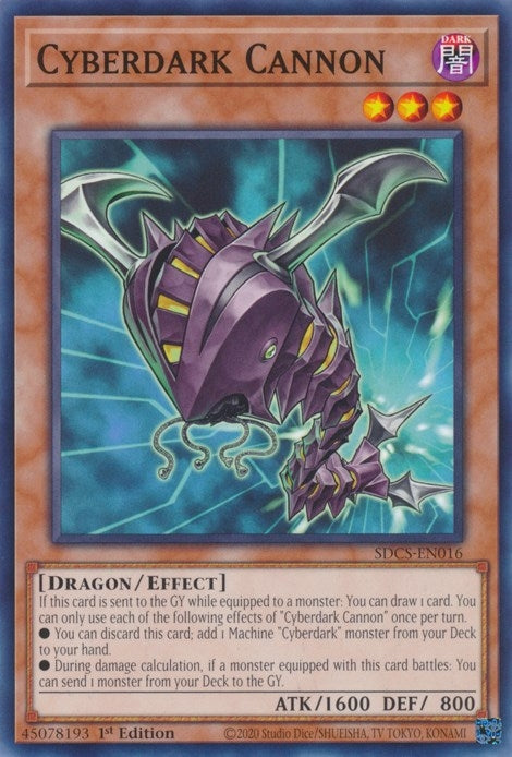 Image for Cyberdark Cannon (Structure Deck: Cyber Strike) (SDCS-EN016) - YuGiOh