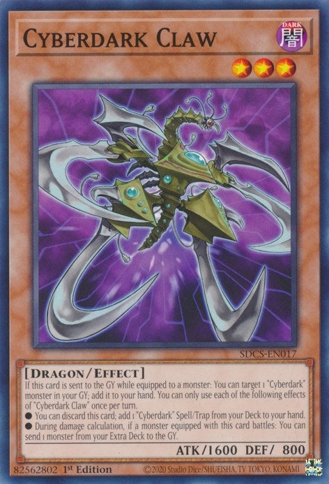 Image for Cyberdark Claw (Structure Deck: Cyber Strike) (SDCS-EN017) - YuGiOh