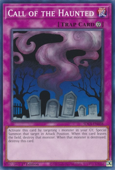 Image for Call of the Haunted (Structure Deck: Cyber Strike) (SDCS-EN038) - YuGiOh