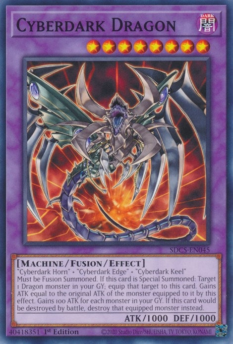 Image for Cyberdark Dragon (Structure Deck: Cyber Strike) (SDCS-EN045) - YuGiOh