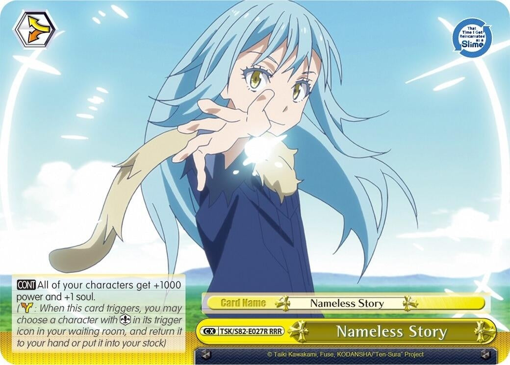 Image for Nameless Story (RRR) (That Time I Got Reincarnated as a Slime Vol.2) (TSK/S82-E027R RRR) - Weiss Schwarz