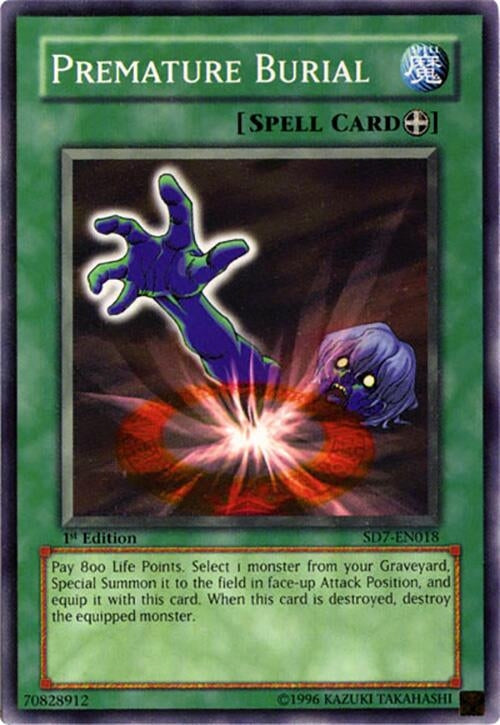 Image for Premature Burial (Structure Deck: Invincible Fortress) (SD7-EN018) - YuGiOh