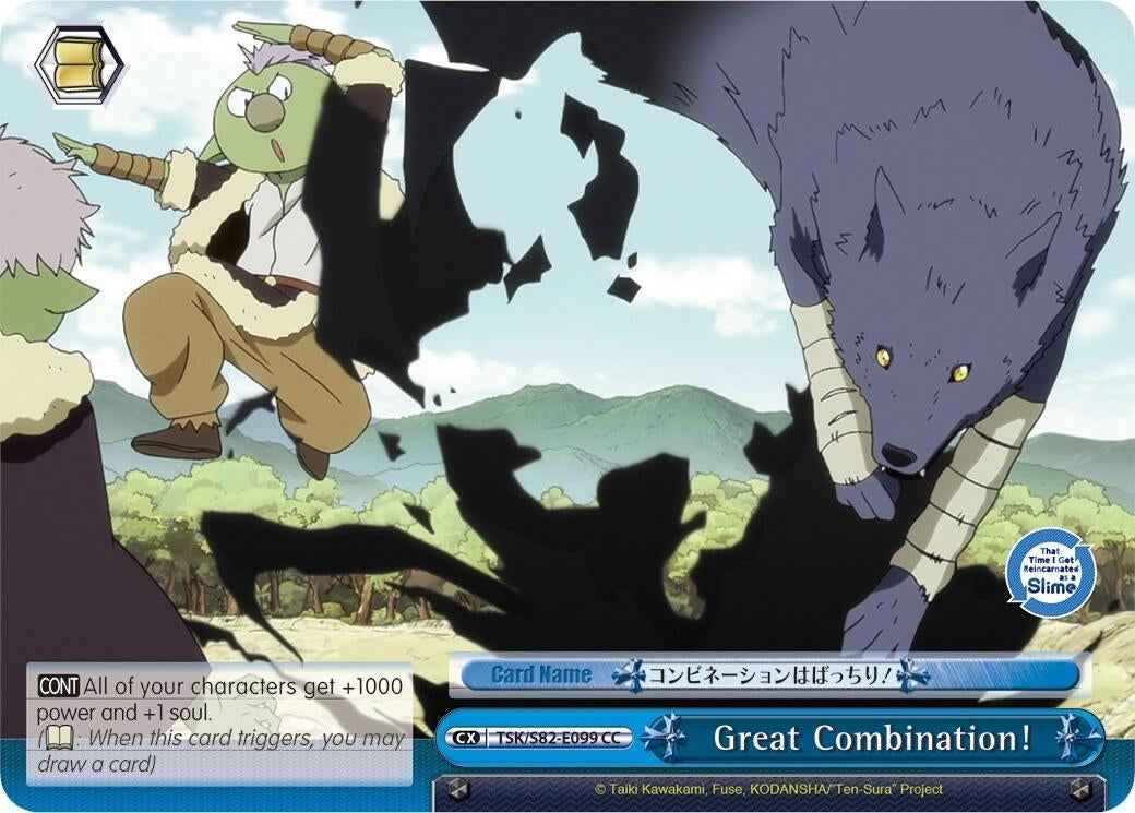 Image for Great Combination! (That Time I Got Reincarnated as a Slime Vol.2) (TSK/S82-E099 CC) - Weiss Schwarz