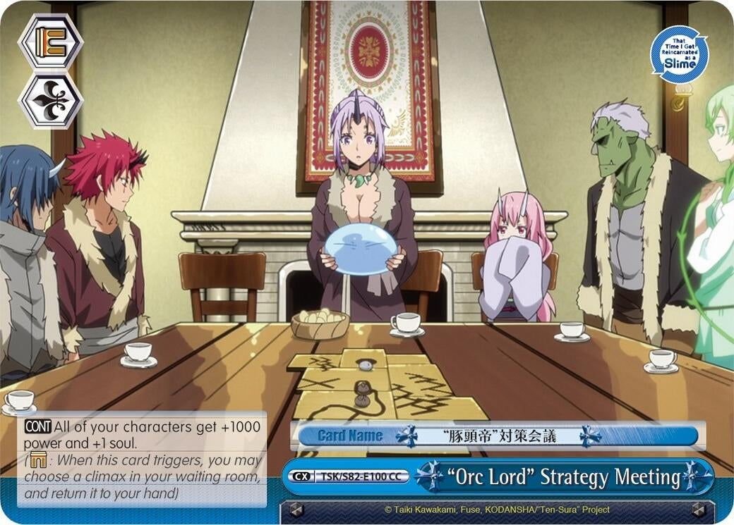 Image for "Orc Lord" Strategy Meeting (That Time I Got Reincarnated as a Slime Vol.2) (TSK/S82-E100 CC) - Weiss Schwarz