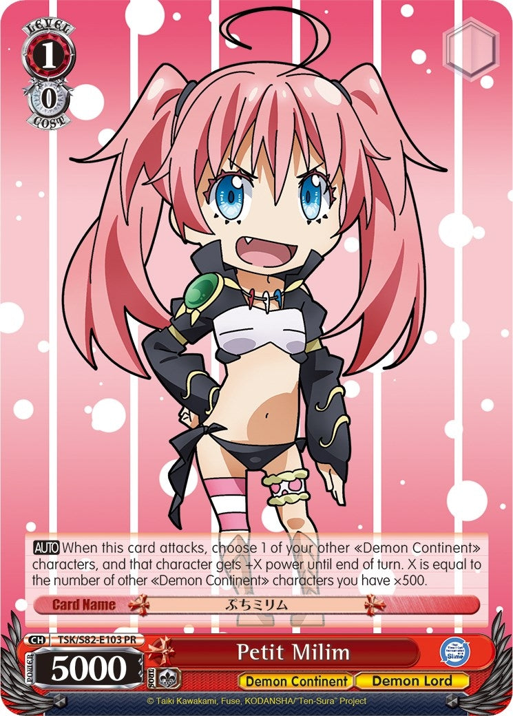 Image for Petit Milim (That Time I Got Reincarnated as a Slime Vol.2) (TSK/S82-E103 PR) - Weiss Schwarz