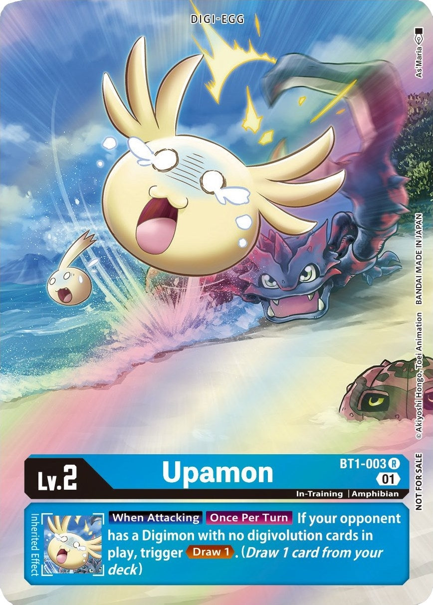 Image for Upamon (1-Year Anniversary Box Topper) (BT01-03A) (BT1-003 R) - Digimon Card Game