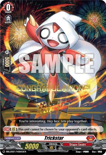 Image for Trickstar (Hot Stamped) (Bushiroad Event Cards) (BSL2021/VGD03EN) - Cardfight Vanguard