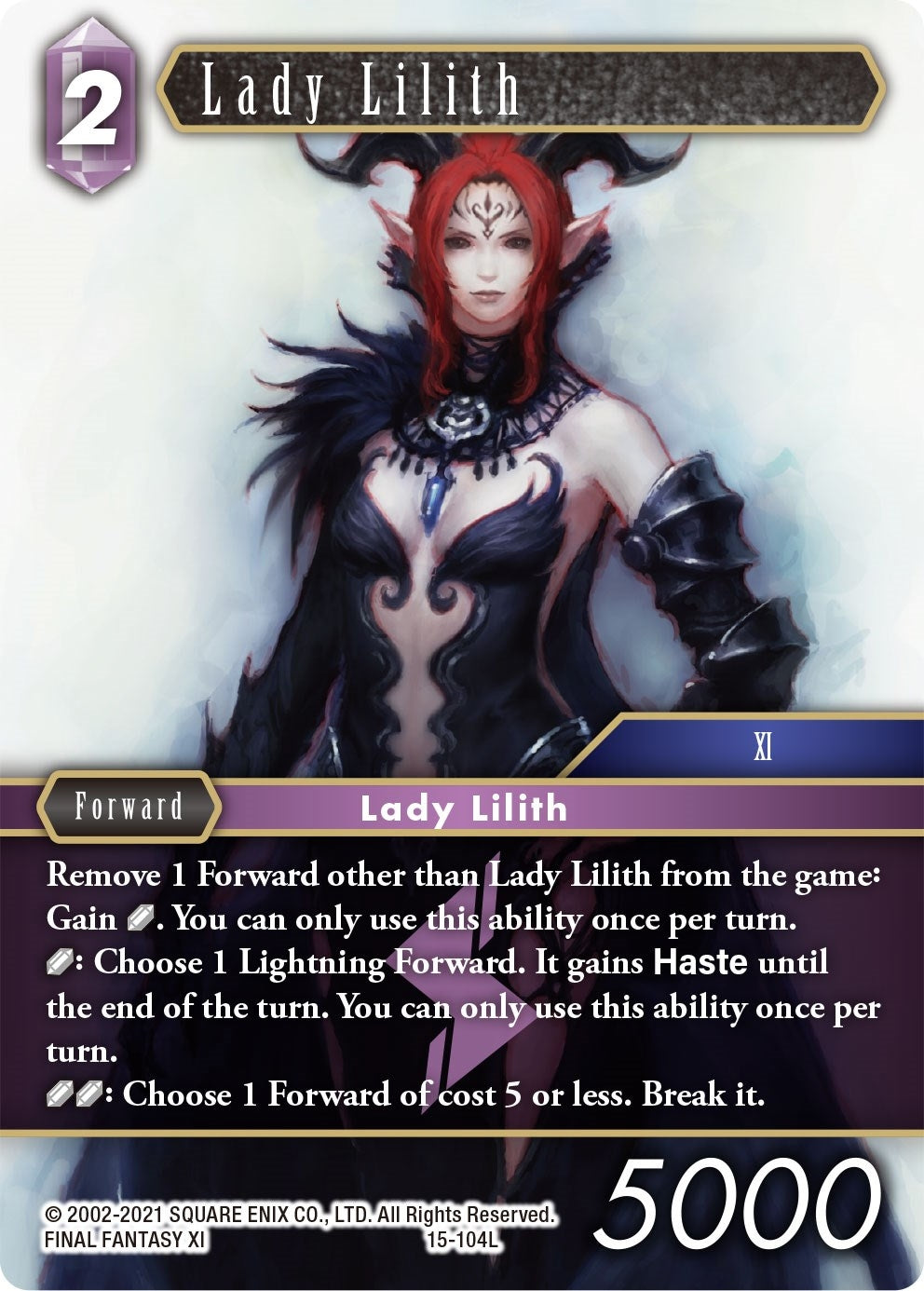 Image for Lady Lilith (Crystal Dominion) (15-104L) - Final Fantasy TCG